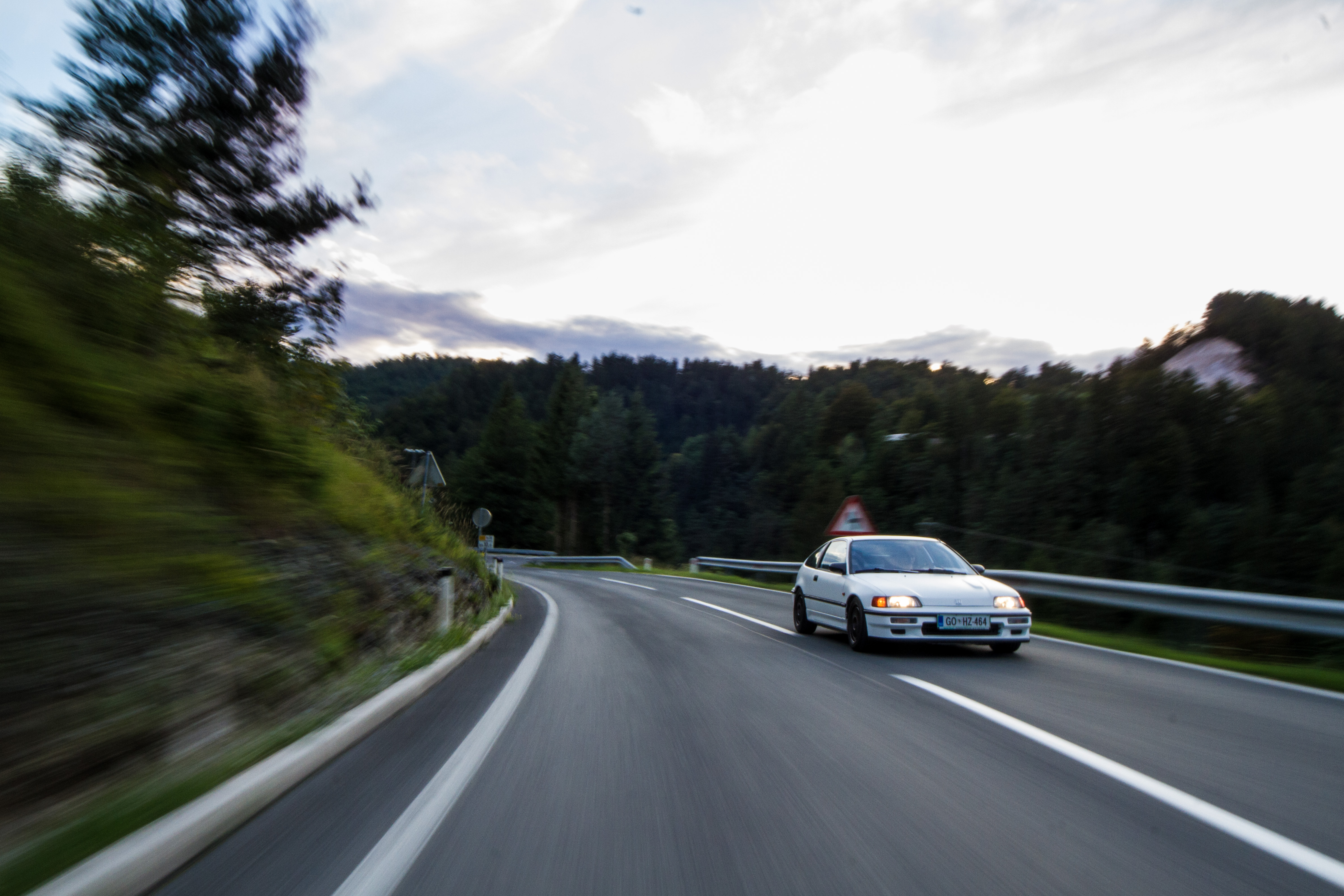 White car honda crx mk1 Zala